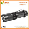 Factory Supply CE Rohs 18650 battery powered Most Powerful Zoom Dimming Aluminum 800lumen Cree xml led Rechargeable Torches